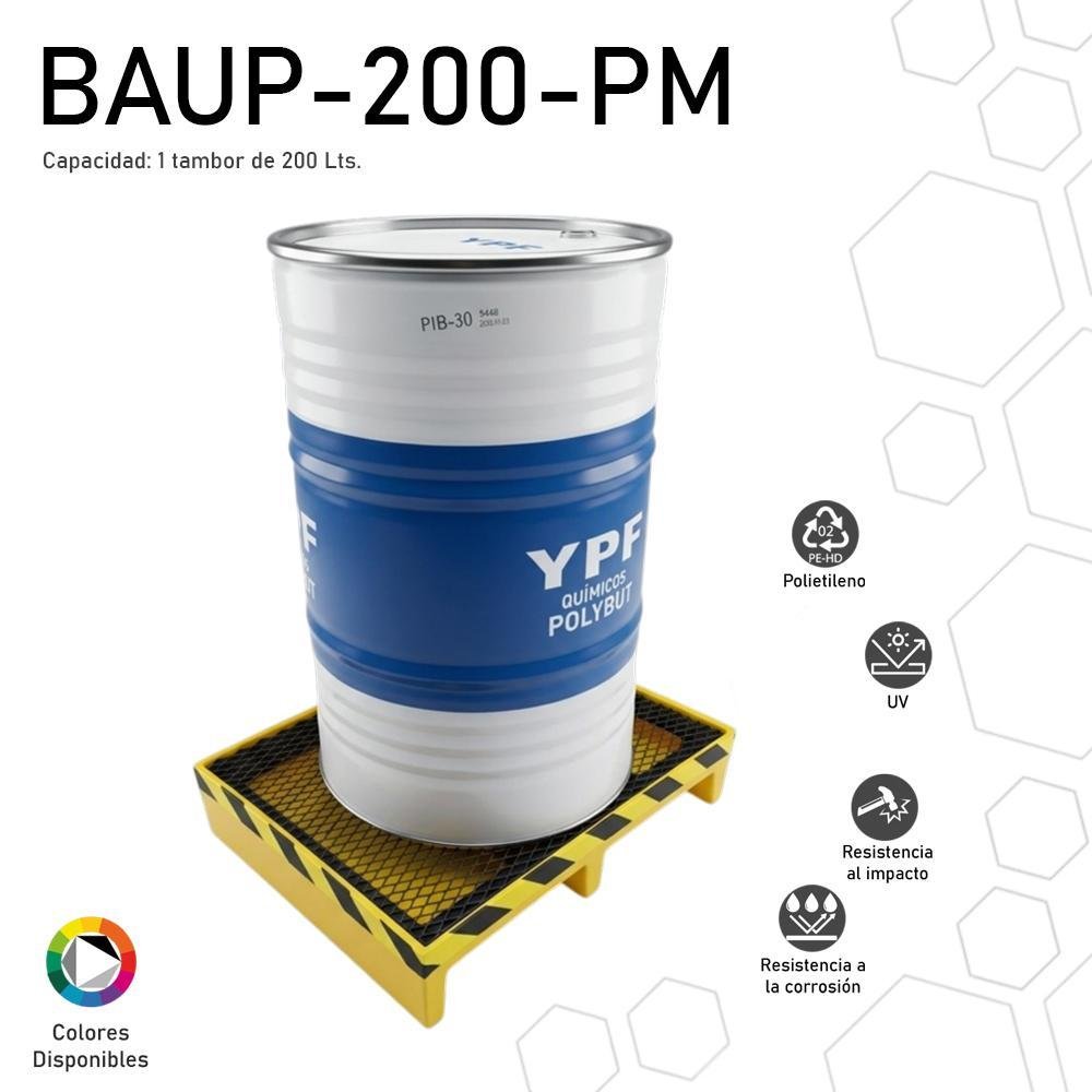 Batea de contención BAUP-200-PM