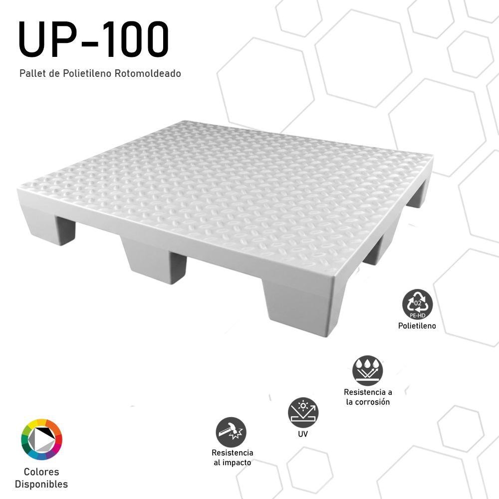 Pallet de polietileno rotomoldeado UP-100