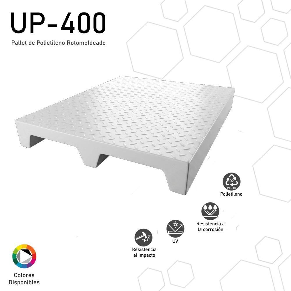 Pallet de polietileno rotomoldeado UP-400