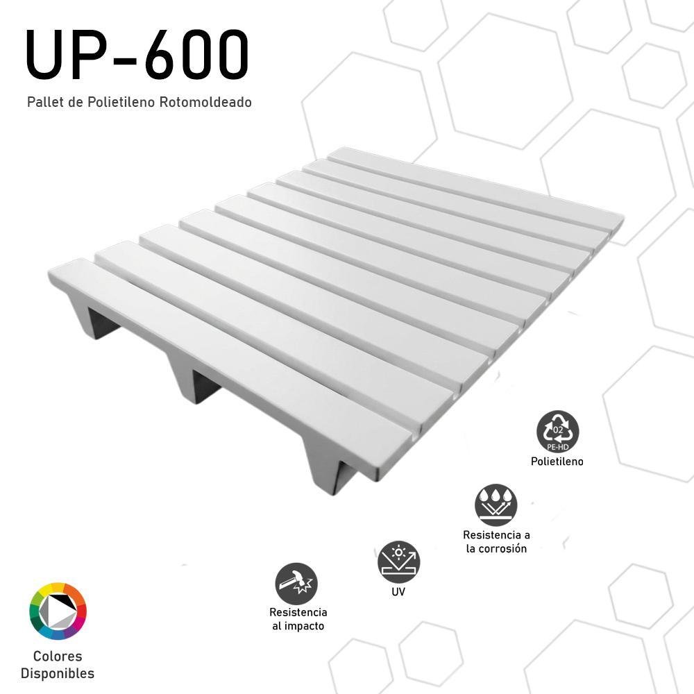 Pallet de polietileno rotomoldeado UP-600