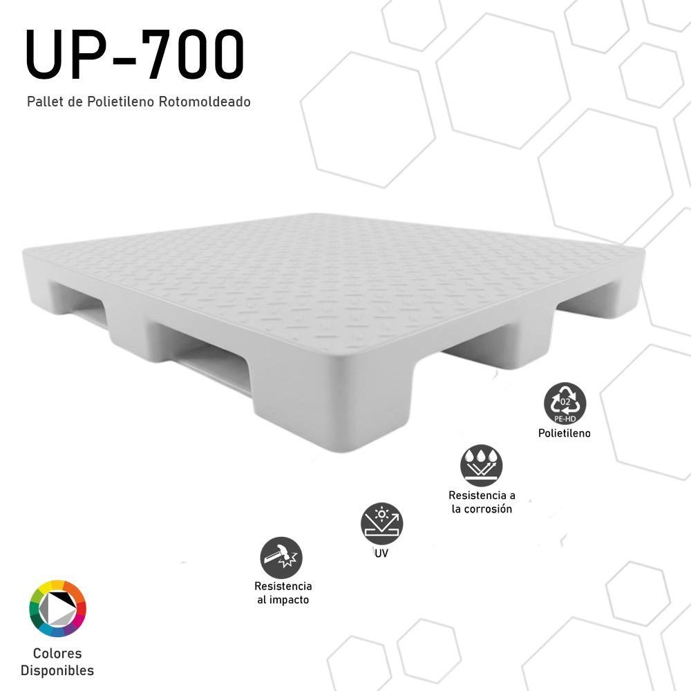 Pallet de polietileno rotomoldeado UP-700