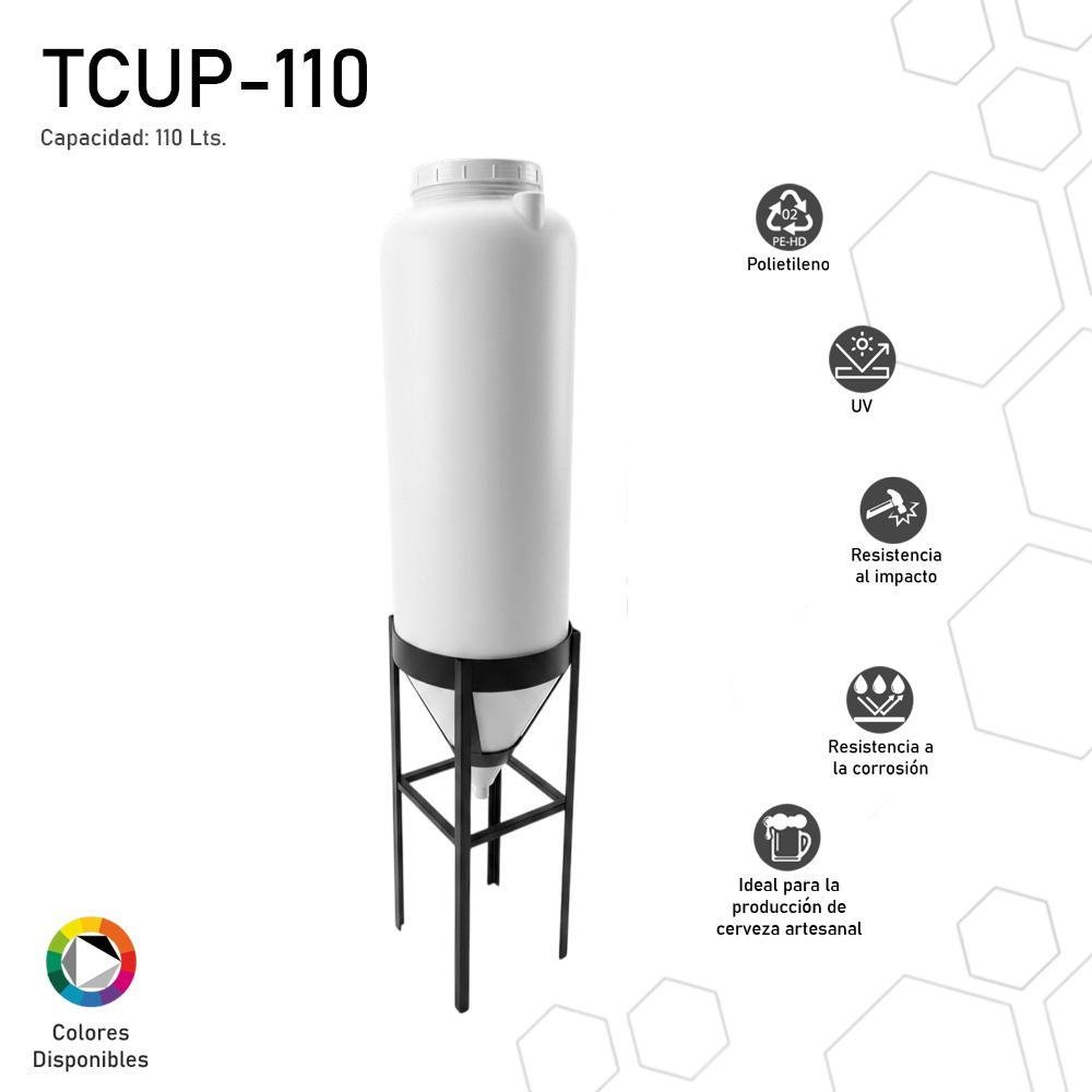 Tanque cilíndrico de base cónica TCUP-110