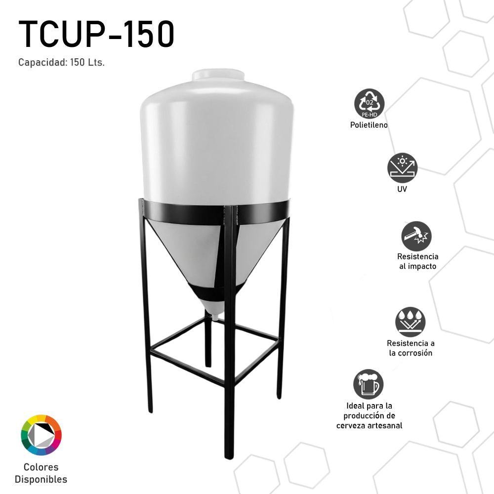Tanque cilíndrico de base cónica TCUP-150
