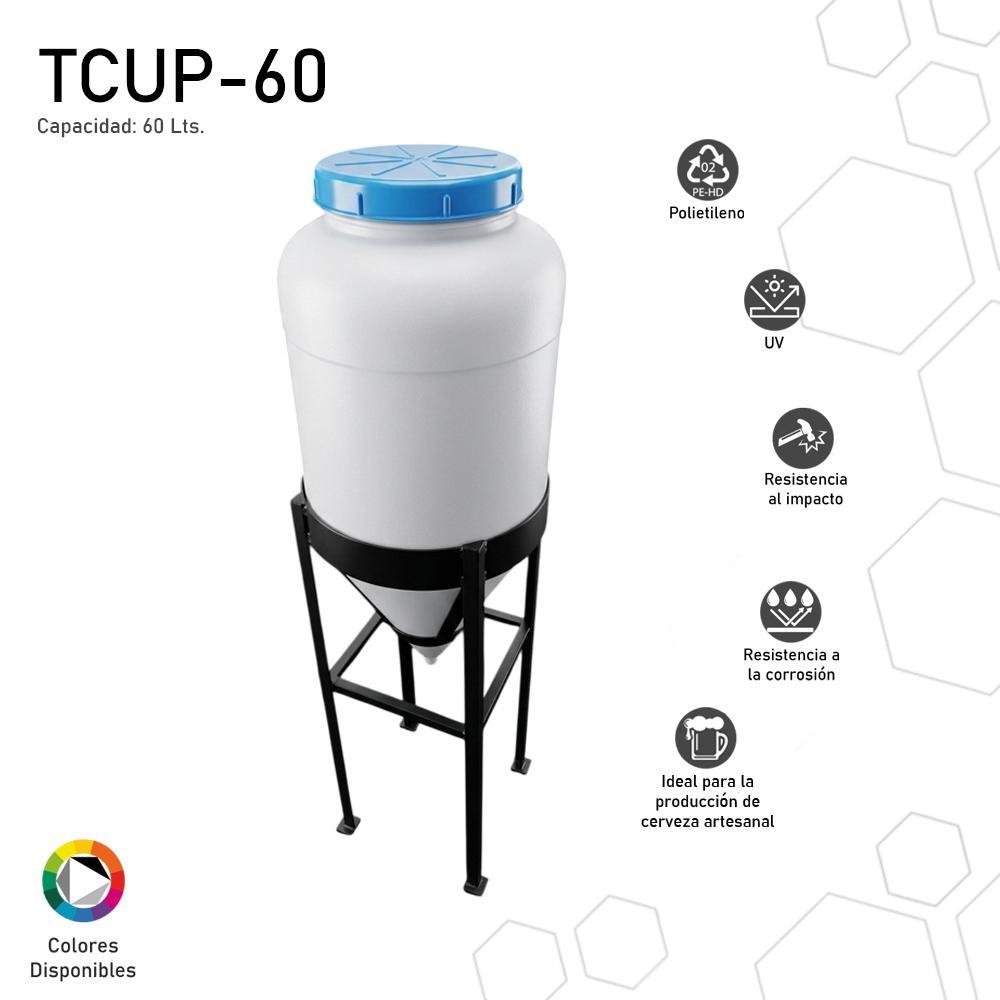 Tanque cilíndrico de base cónica TCUP-60