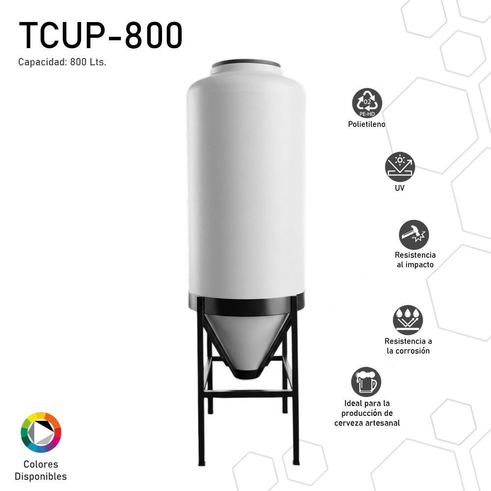Tanque cilíndrico de base cónica TCUP-800