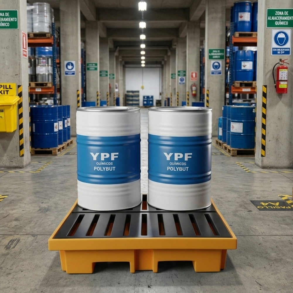 Batea antiderrame reforzada para 4 tambores / BAUP-800-P - Imagen 3