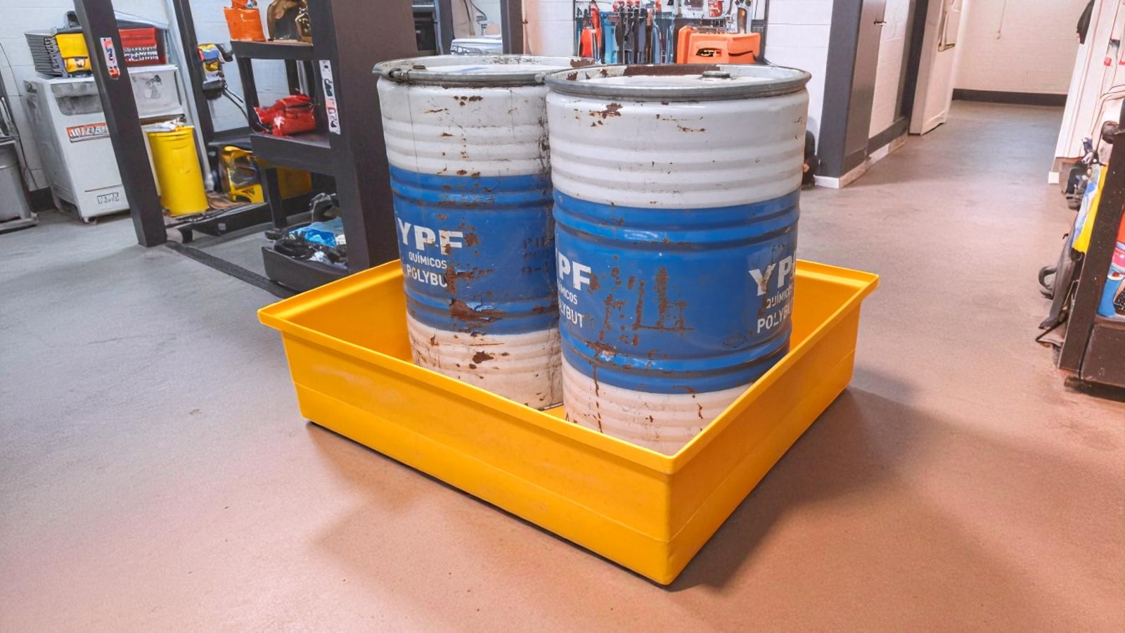 Batea de contención Para 2 tambores y bidones BAUP-380 - Imagen 3