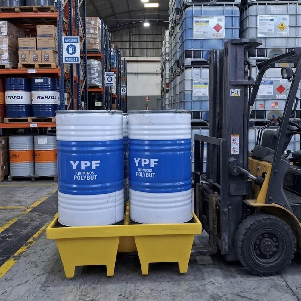 Batea de contención para 4 tambores - 1 BINS / BAUP-800-M - Imagen 3