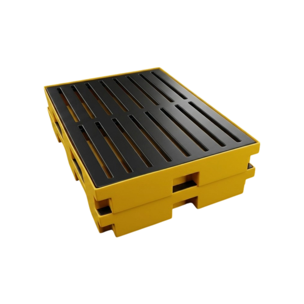 Pallet antiderrame reforzado 2 tambores BAUP-400-P - Imagen 5