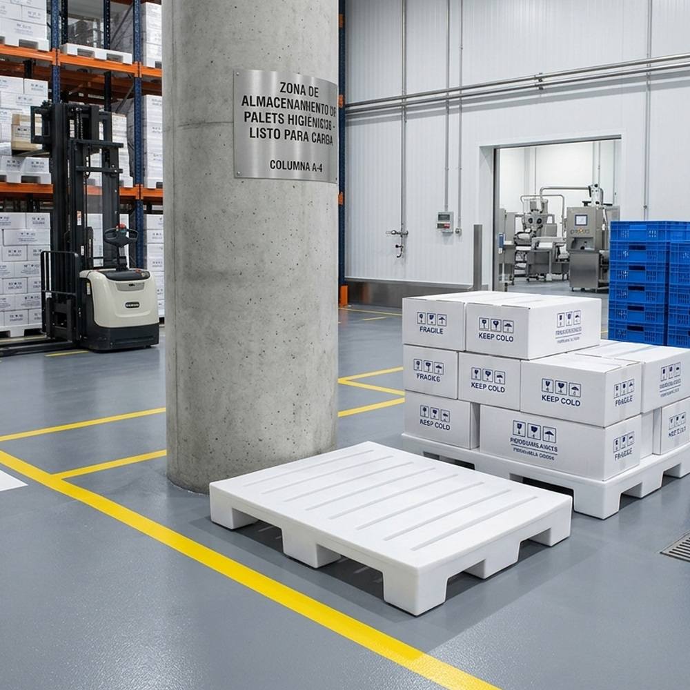 Pallet de Polietileno Rotomoldeado UP-1600 - Imagen 2