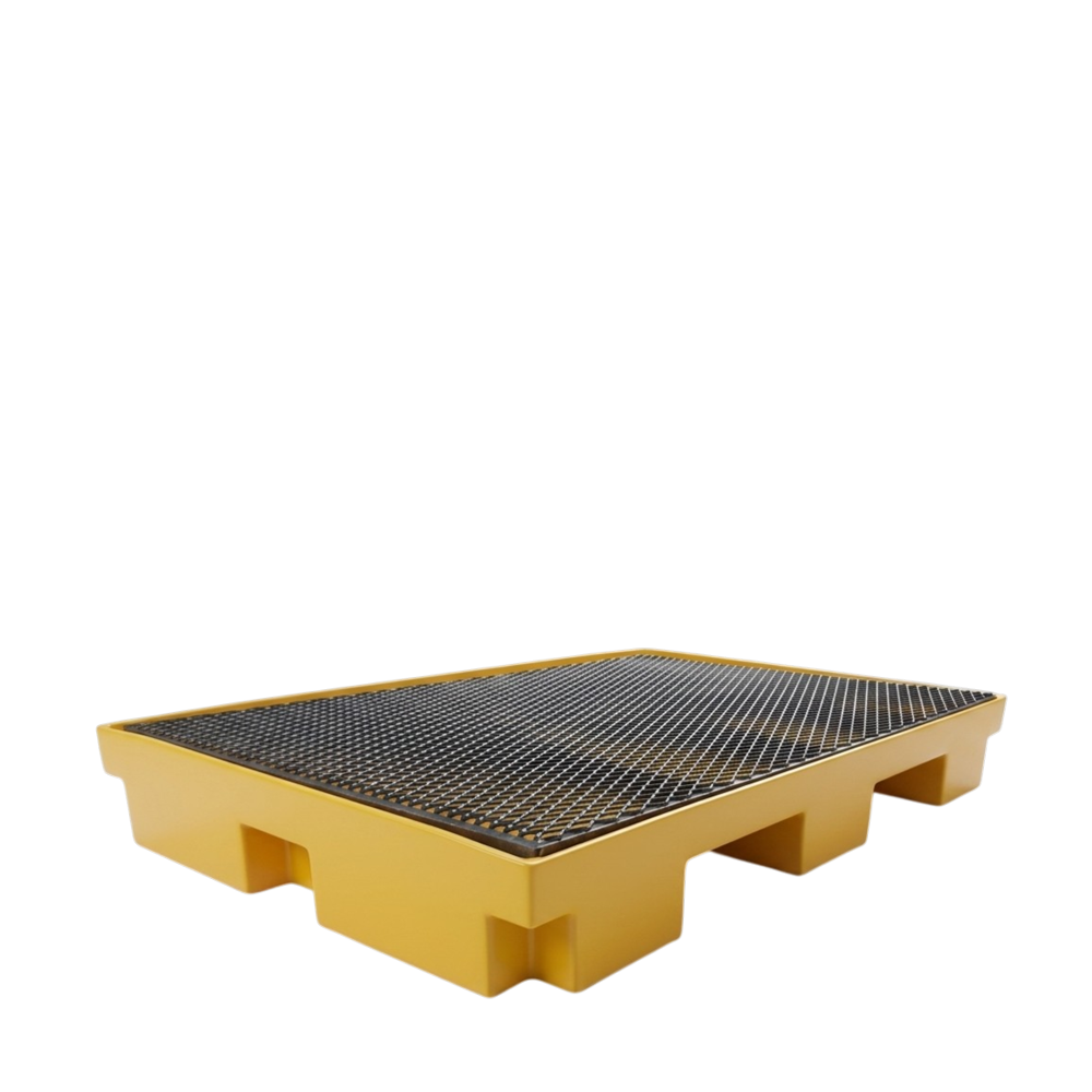 Pallet antiderrame reforzado para 2 tambores / BAUP-400-PM - Imagen 4