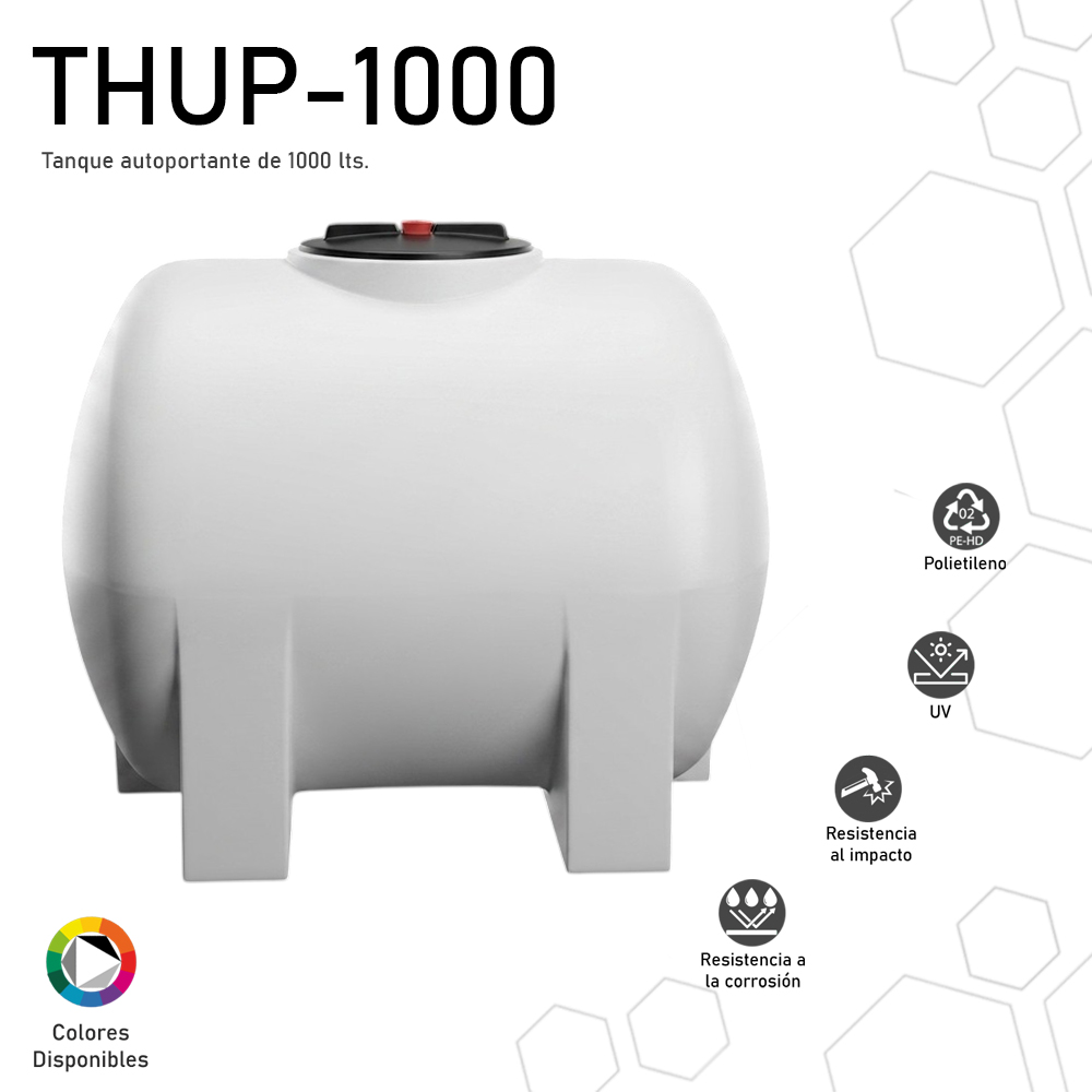 Tanque horizontal autoportante THUP-1000