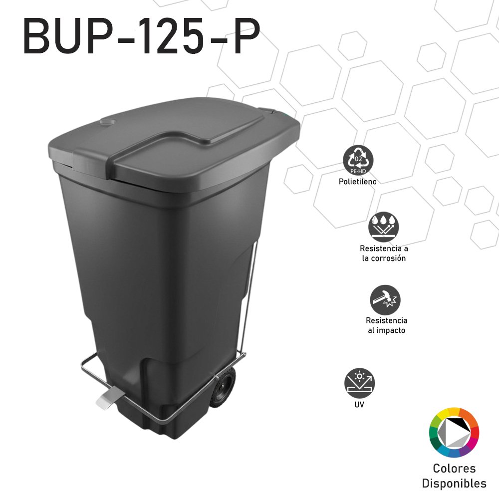 Contenedor BUP-125-P / 120 lts.
