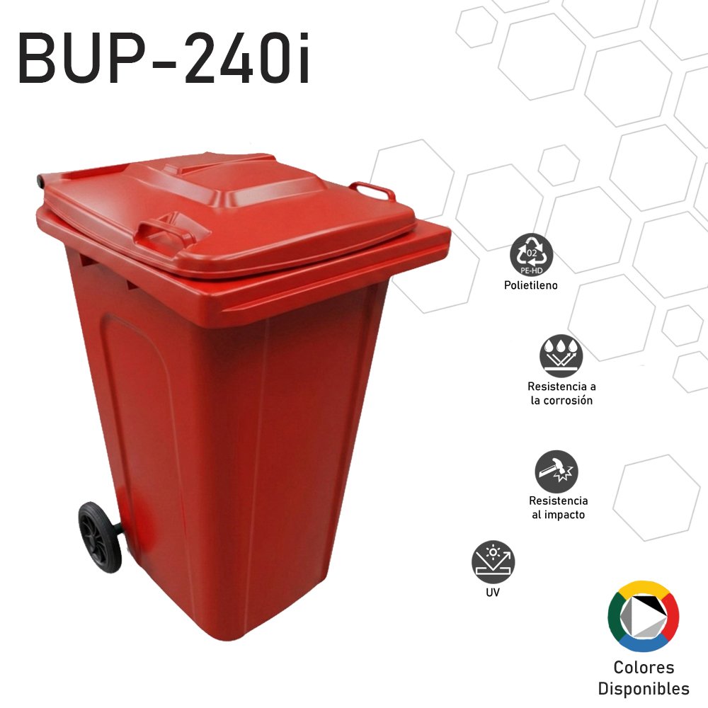 Contenedor modelo BUP-240i / 240 Lts.