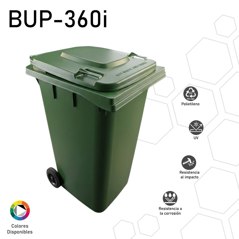 Contenedor modelo BUP-360i / 360 Lts.