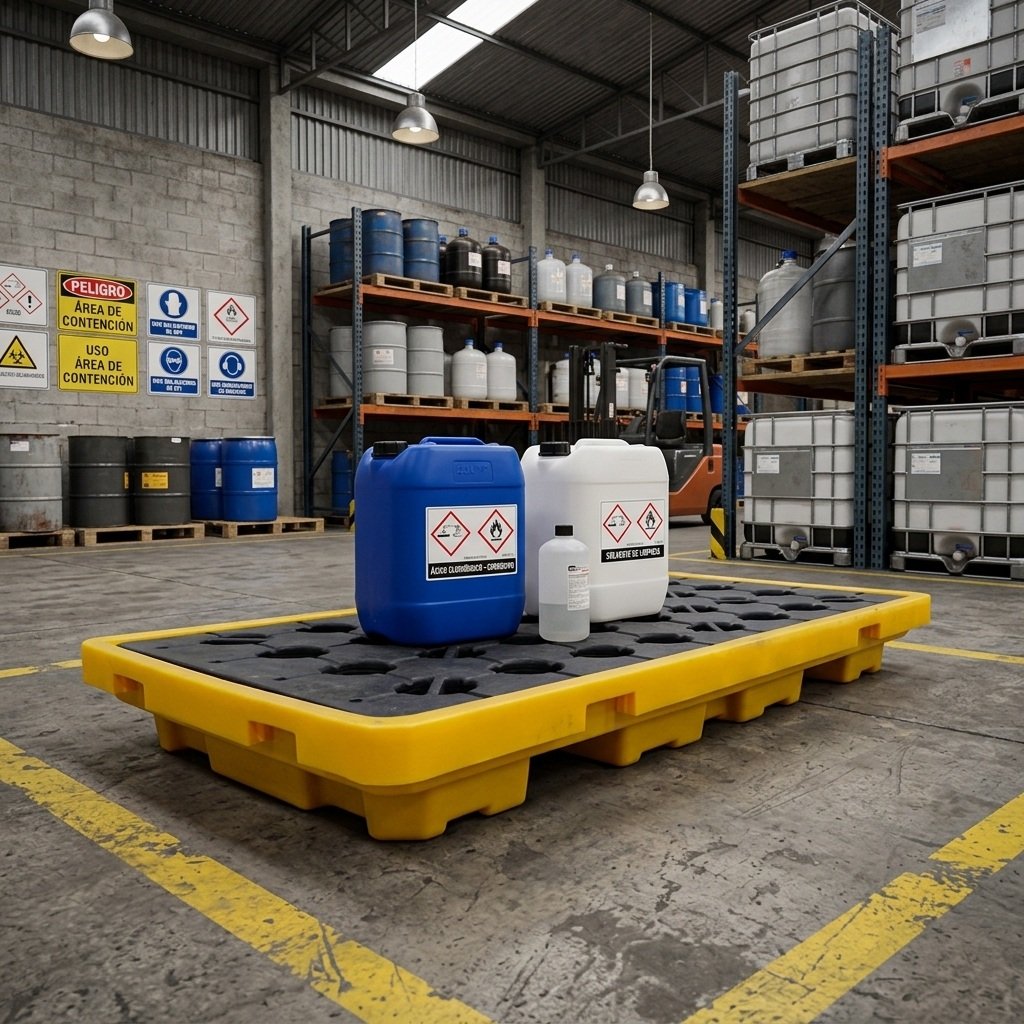 Batea antiderrame reforzada / 2 tambores BAUP-400-Pi - Imagen 2