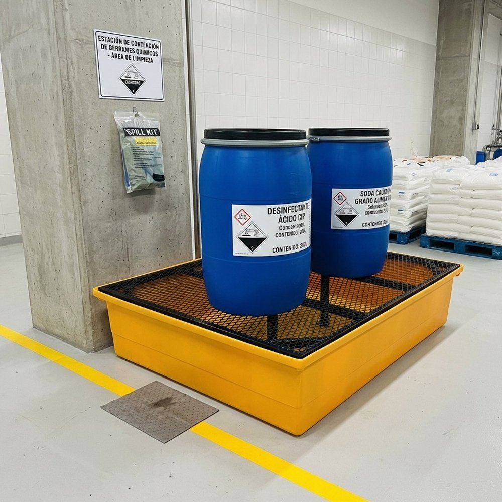 Batea de contención Para 2 tambores / BAUP-440-M - Imagen 3